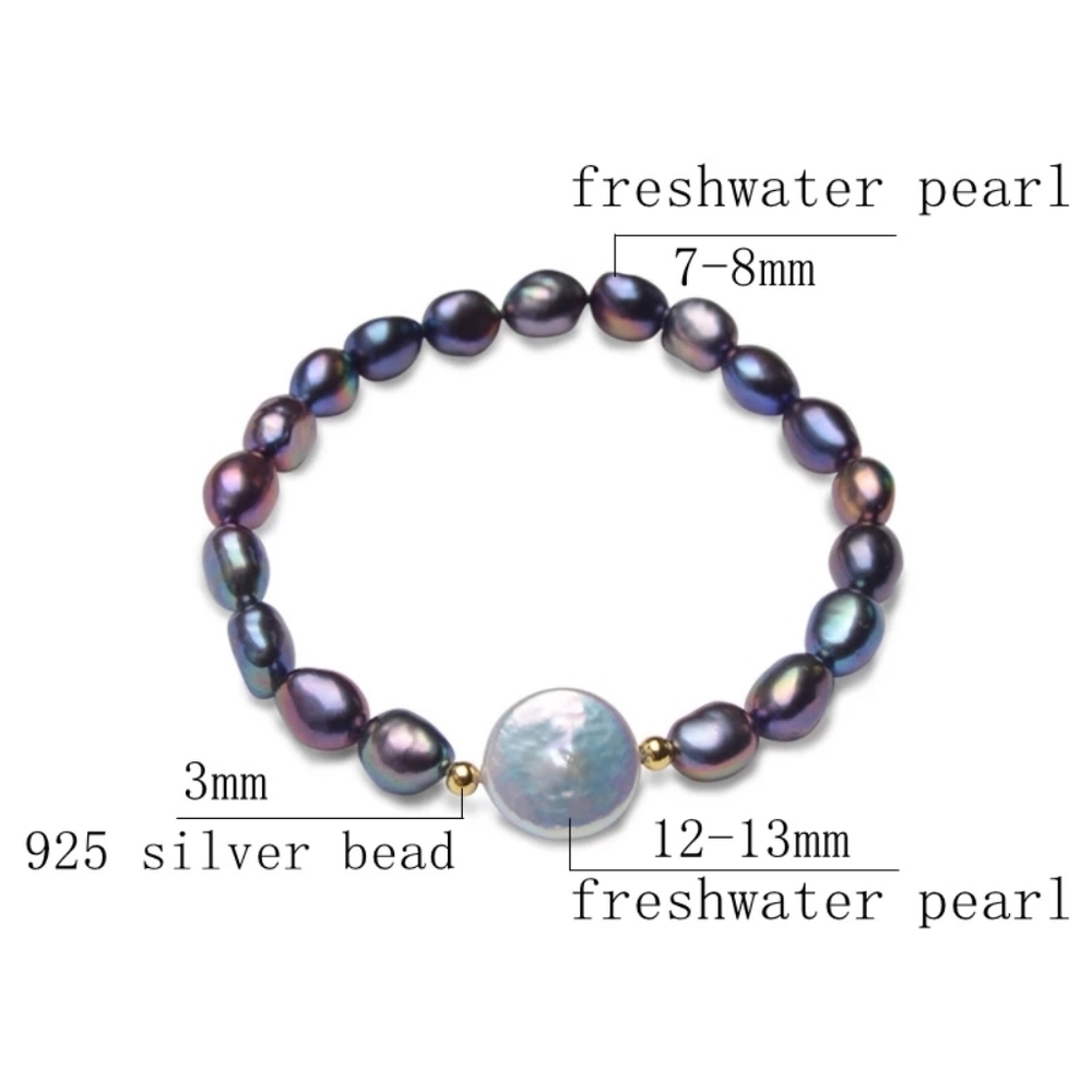 💎NEW💎 FRESHWATER BAROQUE PEARL BRACELET - Picture 7 of 7